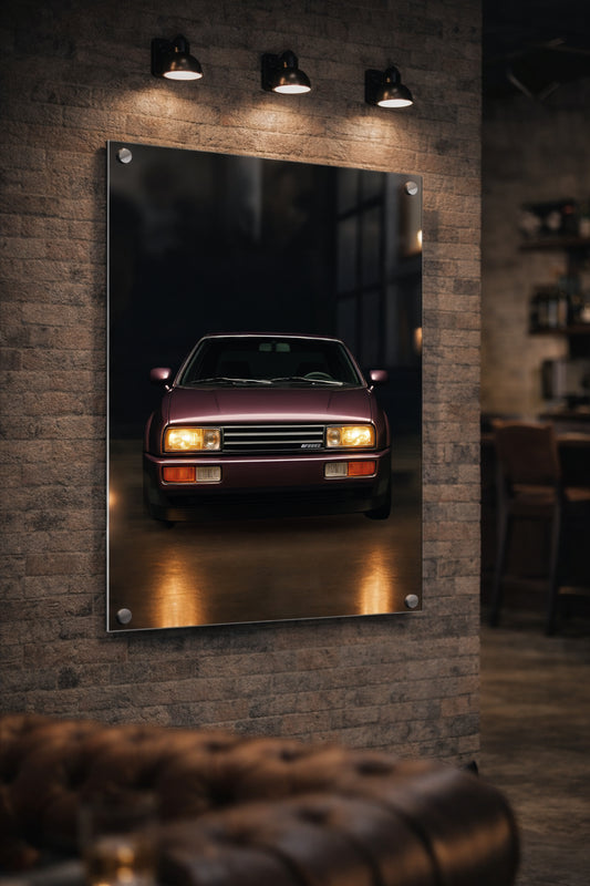 vw corrado vr6 acrylic glass plexiglass wallart print