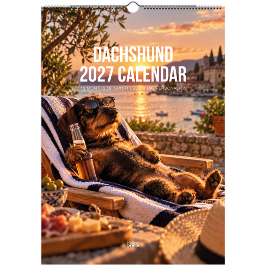 calendar-2027-dachshund-teckel-kalennder-wirehaired