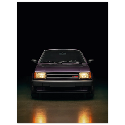 vw polo g40 metal dibond wallart print
