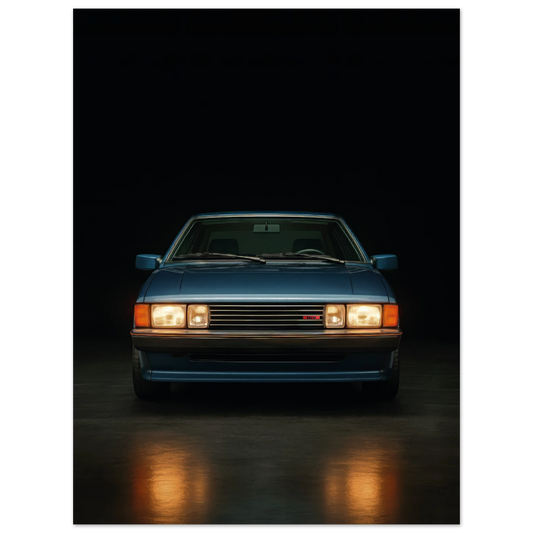 vw scirocco mk2 dibond metal wallart print